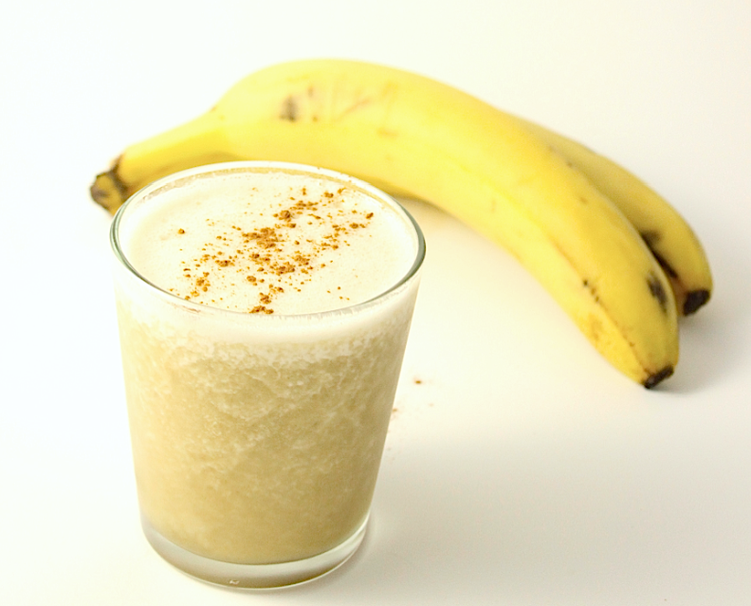 Banana with milk